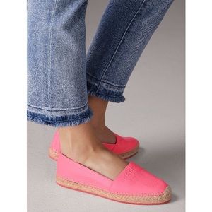 Brand New Burberry Grainy Leather Espadrilles